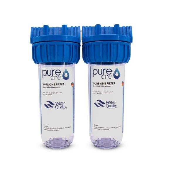 PureOne BAS2 BioActive-Set. 2-Stufige Filteranlage | Keimfilter und Aktivkohle