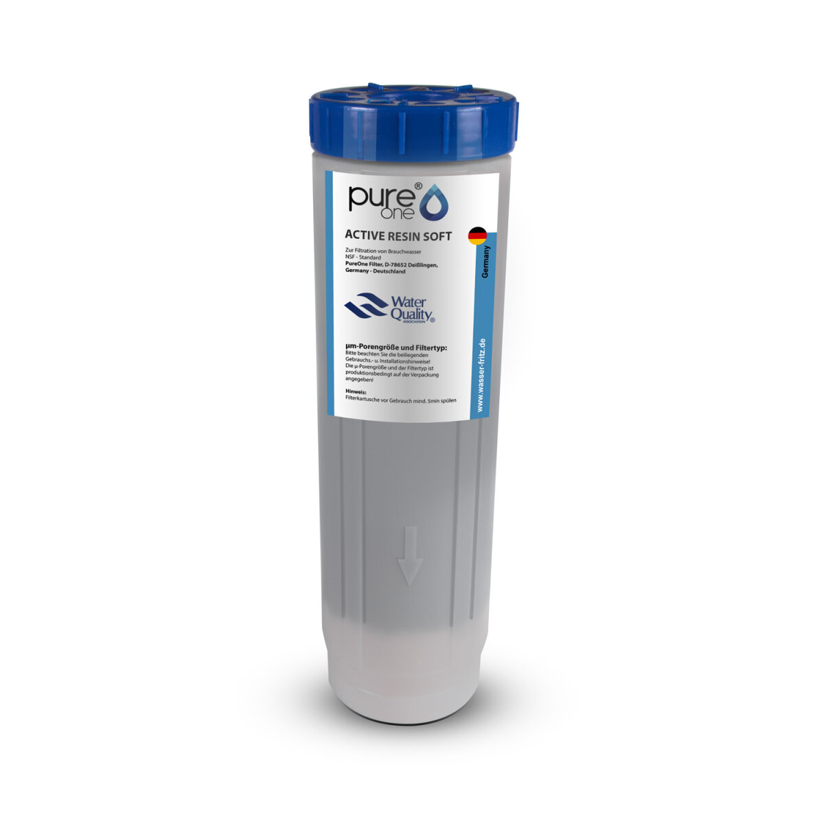 PureOne BEX Filterkartusche 100% Aktivkohlegranulat mit Sediment Vorfilter 